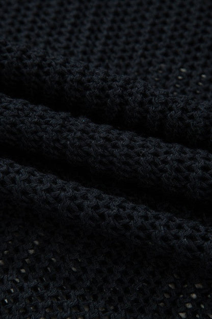 Solid Crochet Hollow-Out Sweater Shop Style & More | Fresh Looks, Everyday Deals & Free Shipping