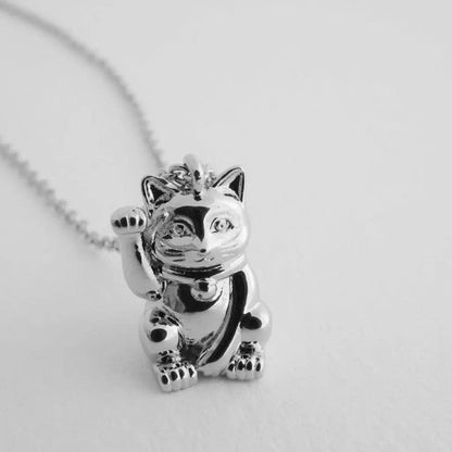 Lucky Cat Charm Necklace Shop Style & More | Fresh Looks, Everyday Deals & Free Shipping