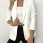 Long-Sleeve Single-Button Jacket – 4 Colors, S–3XL FitiqueFit