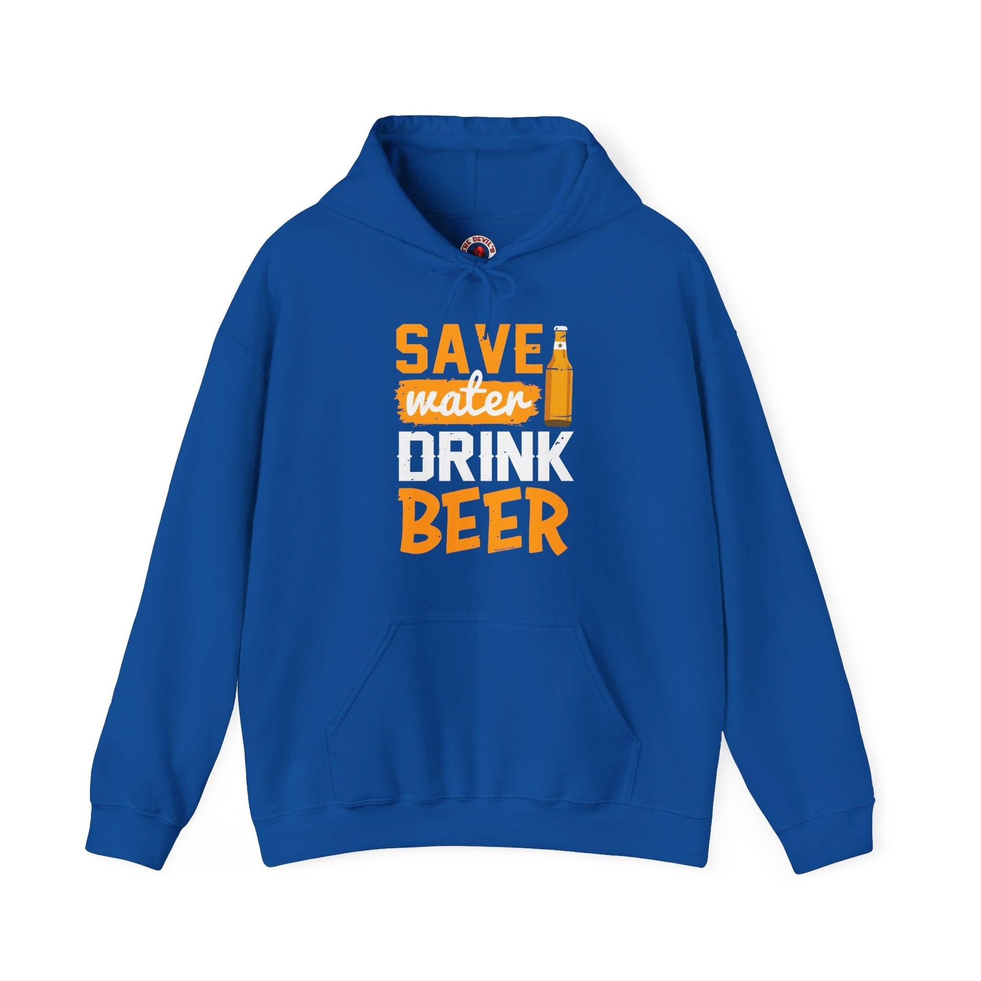 Save Water Drink Beer Hooded Sweatshirt The Devil's Pickle