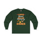 I Was Thinner Before Thanksgiving Dinner Long Sleeve Tee The Devil's Pickle