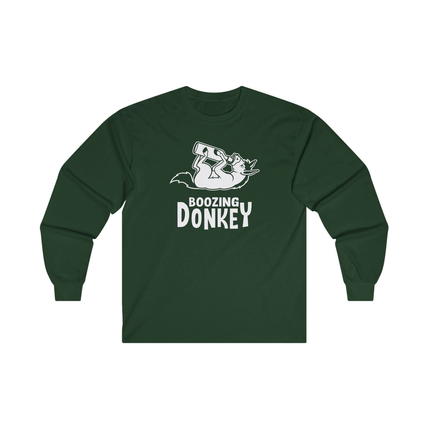 Boozing Donkey Long Sleeve Tee The Devil's Pickle