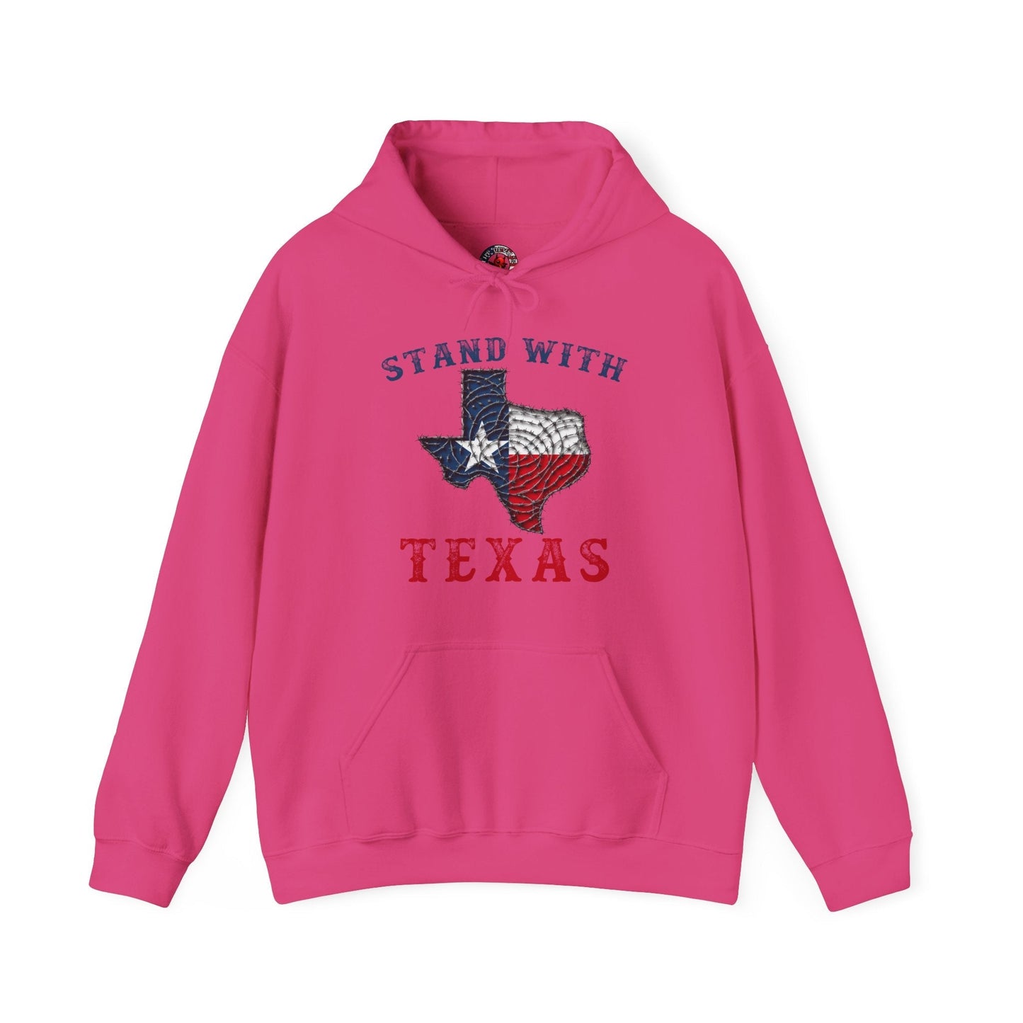 Stand With Texas Hooded Sweatshirt The Devil's Pickle