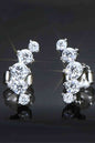 All You Need Moissanite Platinum-Plated Earrings – Elegant Minimalist Design See size chart under “more details” The Fashion Celestial