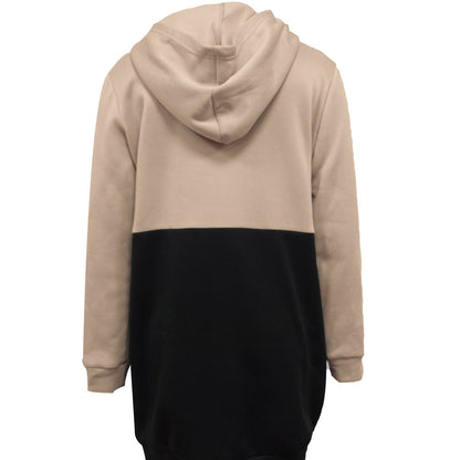 Women’s Deer & Plaid Hooded Sweatshirt Dress FitiqueFit