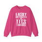 Easily Distracted By Tits and Tacos Crewneck Sweatshirt The Devil's Pickle