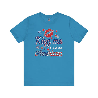 Kiss Me I Am An American T-Shirt The Devil's Pickle