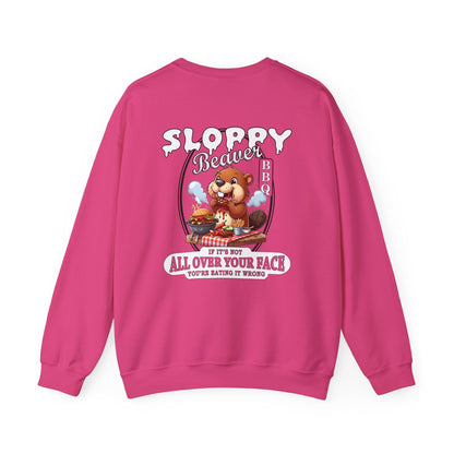 Sloppy Beaver BBQ Back Crewneck Sweatshirt The Devil's Pickle