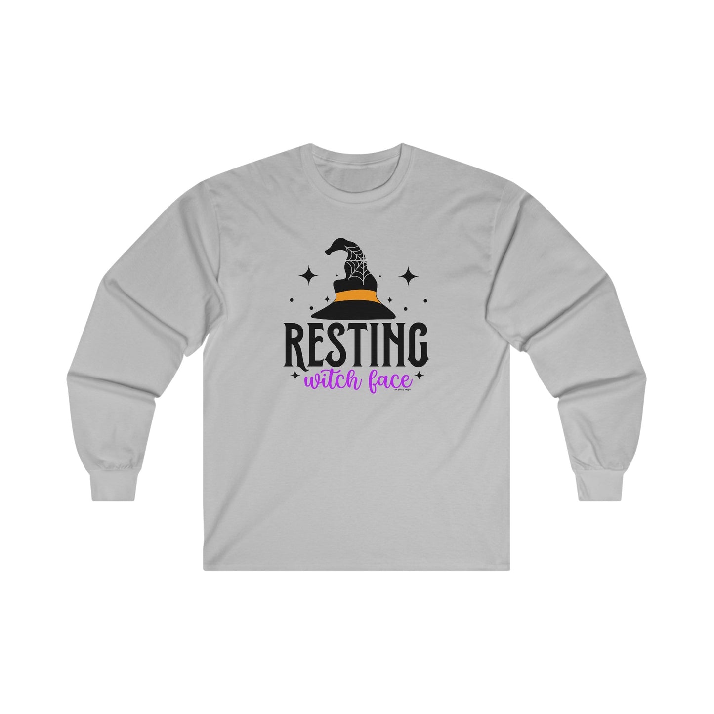 Resting Witch Face Long Sleeve Tee The Devil's Pickle