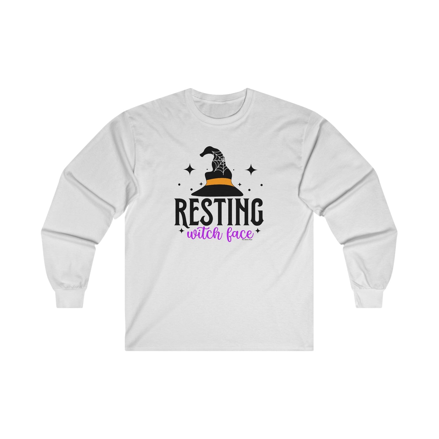Resting Witch Face Long Sleeve Tee The Devil's Pickle
