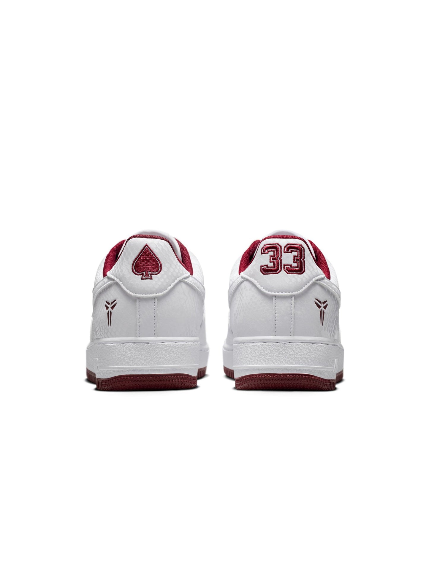 Nike Mens Kobe Air Force 1 Low - White/Team Red Denim Exchange