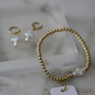Pearl Promise Cross Bracelet - Stainless Steel & Pearl Deep South Originals