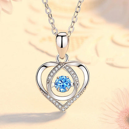 925 Sterling Silver Heart Pendant Necklace New Era Fashion LLc