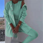 Women's Fashion Sports And Leisure Hooded Sweater Vest Pants Three-piece Set See size chart under “more details” The Fashion Celestial
