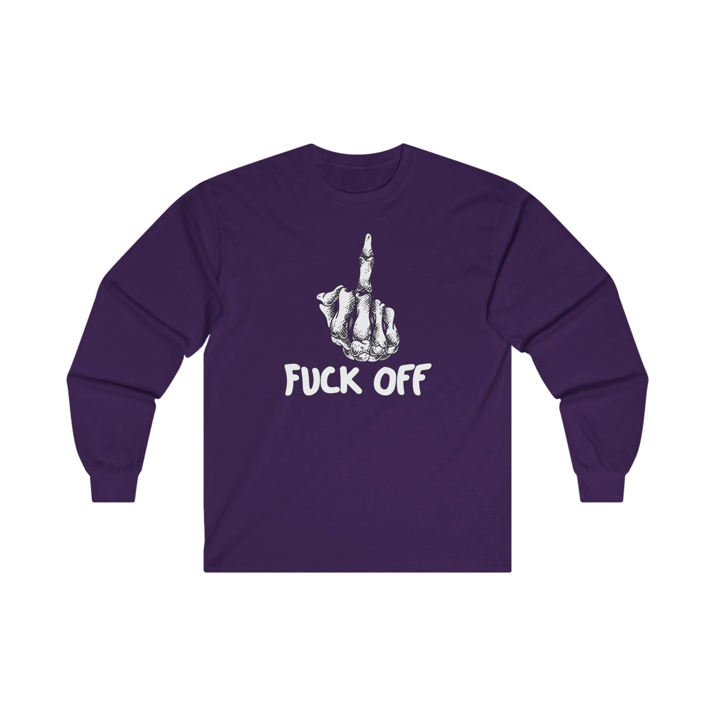 Fuck Off Finger Long Sleeve Tee The Devil's Pickle