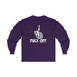 Fuck Off Finger Long Sleeve Tee The Devil's Pickle