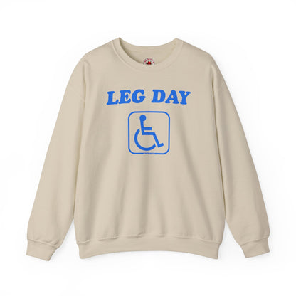 Leg Day Handicap Crewneck Sweatshirt The Devil's Pickle