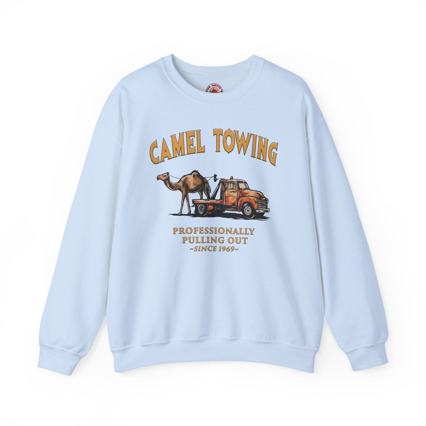 Camel Towing Crewneck Sweatshirt The Devil's Pickle