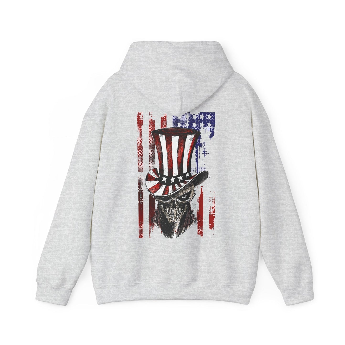 Patriotic Skull Hooded Sweatshirt The Devil's Pickle