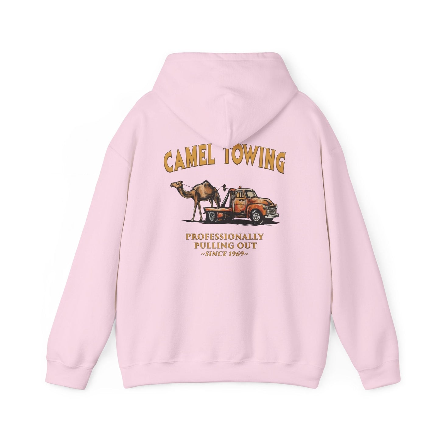 Camel Towing Back Hooded Sweatshirt The Devil's Pickle