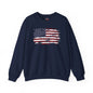 Vintage Style American Flag Crewneck Sweatshirt The Devil's Pickle