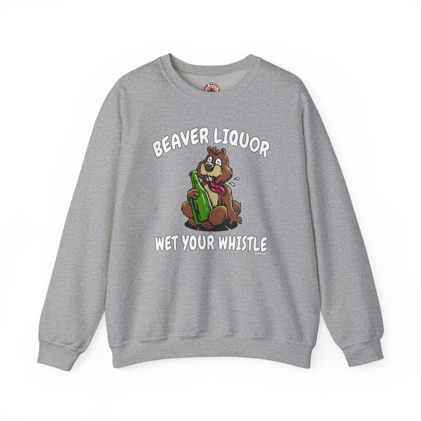 Beaver Liquor Crewneck Sweatshirt The Devil's Pickle