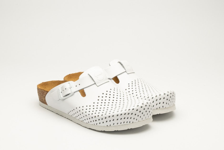 Edita by LEON– Women’s Leather Clog- Orthopedic Cork-style Clog with Adjustable Buckle LEON Footwear USA