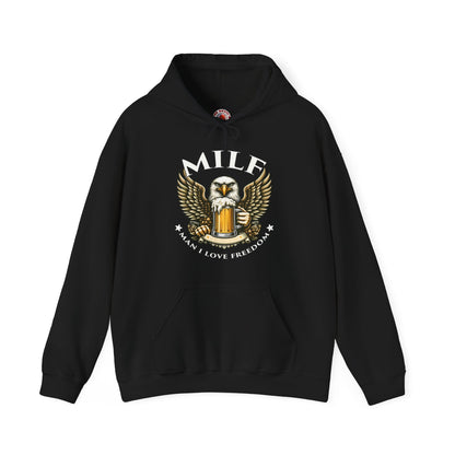 Man I Love Freedom Hooded Sweatshirt The Devil's Pickle