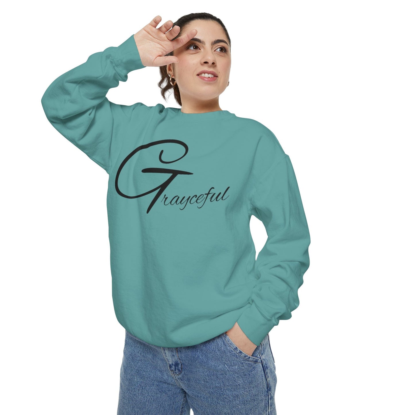Unisex Garment-Dyed Sweatshirt Grayceful LLC