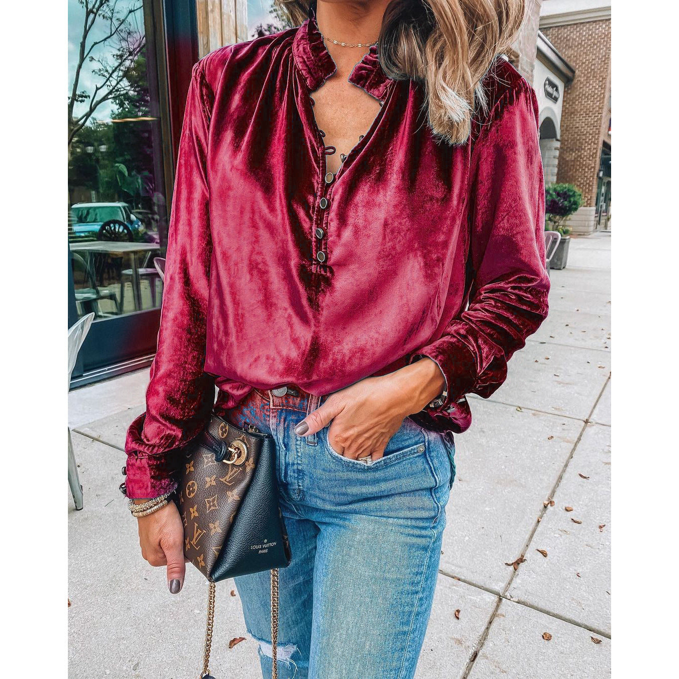 Solid Color Midi Dress | Relaxed Fit Women's Dress FitiqueFit