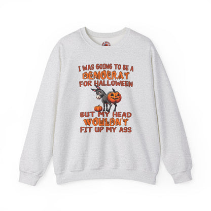 Democrat for Halloween Crewneck Sweatshirt The Devil's Pickle