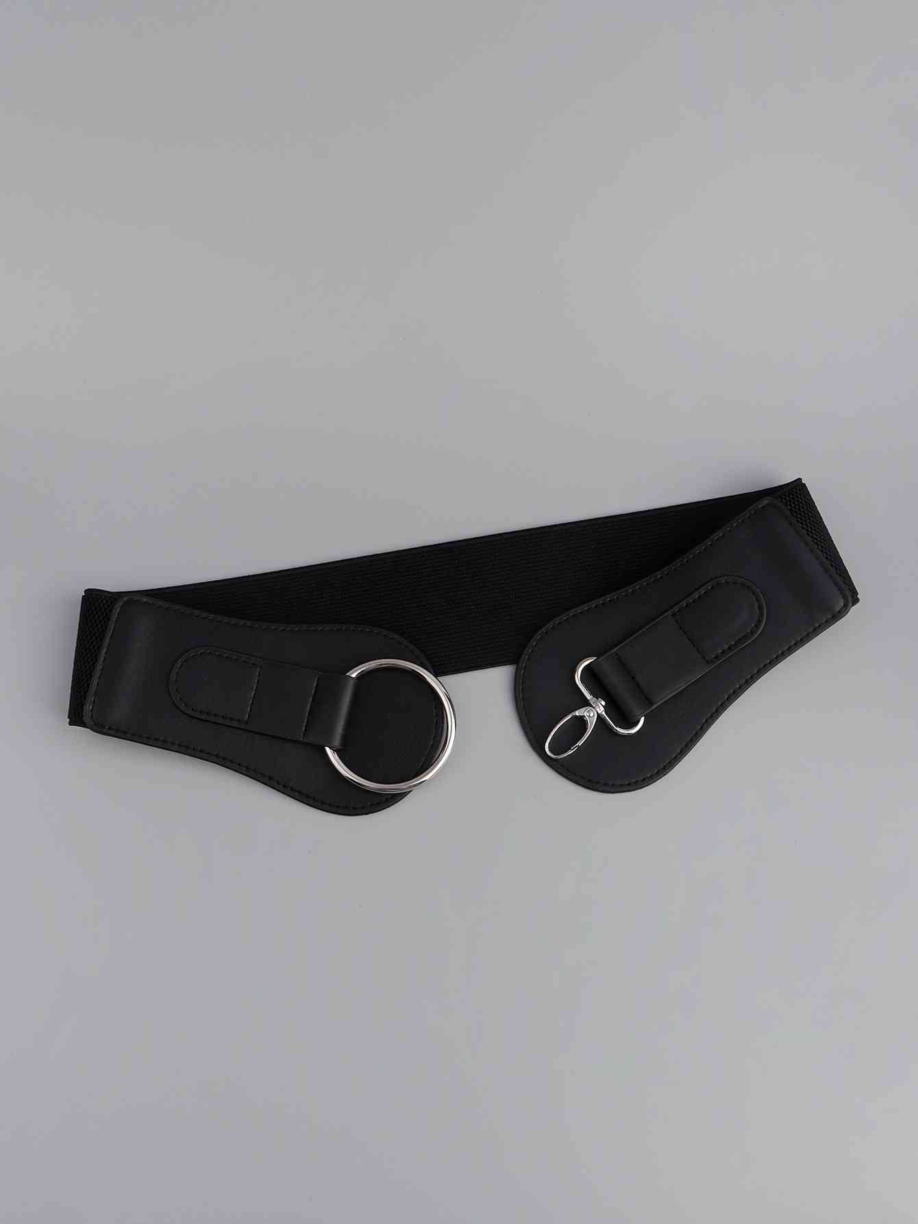 Elegant Fashion PU Elastic Wide Belt – Adjustable Comfort Fit See size chart under “more details” The Fashion Celestial