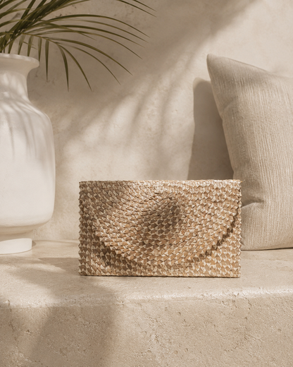 Ombre Rattan Clutch Village Thrive