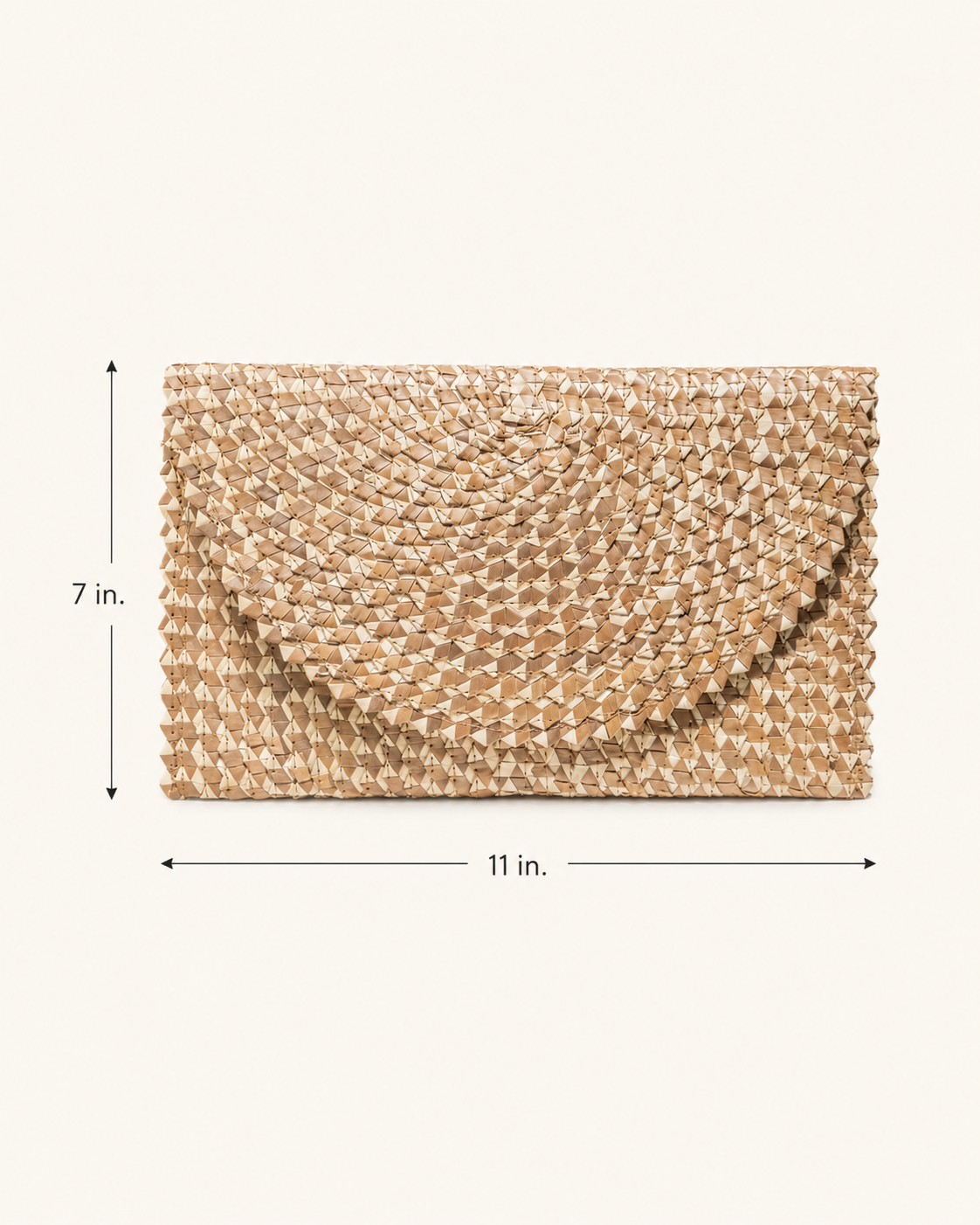 Ombre Rattan Clutch Village Thrive