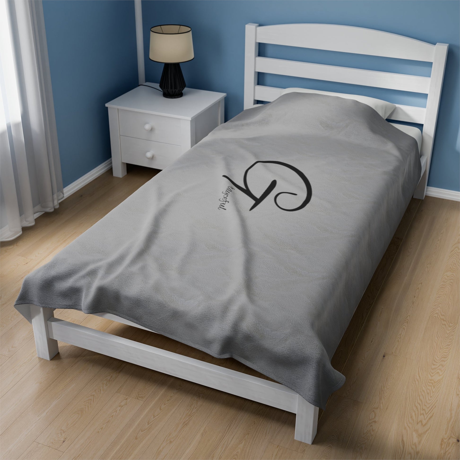 Velveteen Plush Blanket Grayceful LLC