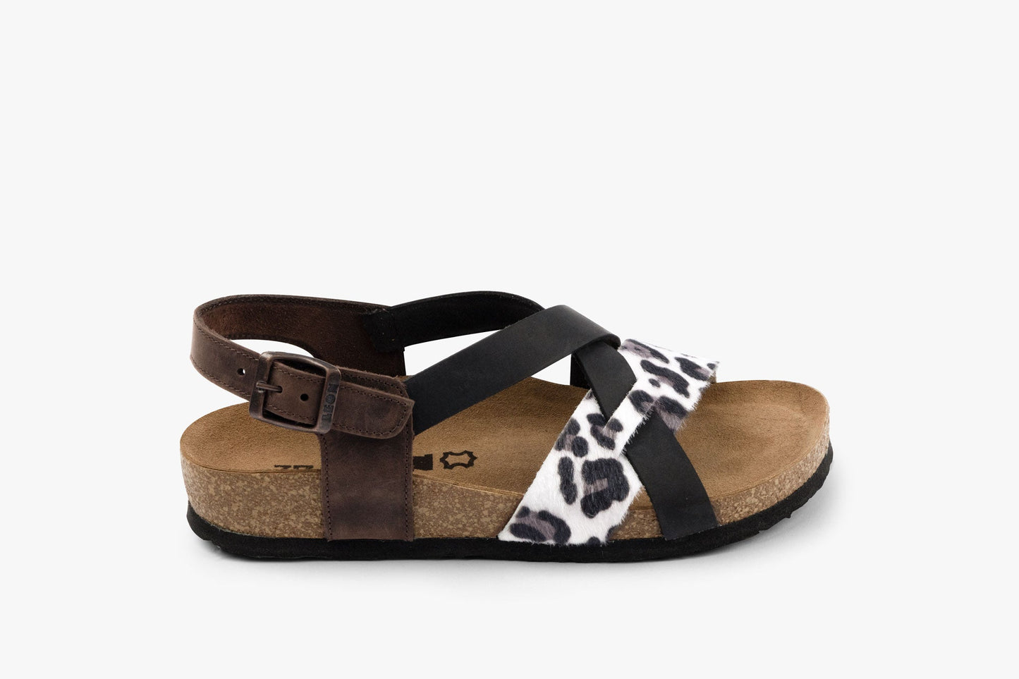 Noa by LEON- Women’s Leather Sandal- Ankle Strap with Adjustable Buckle & Arch Support LEON Footwear USA
