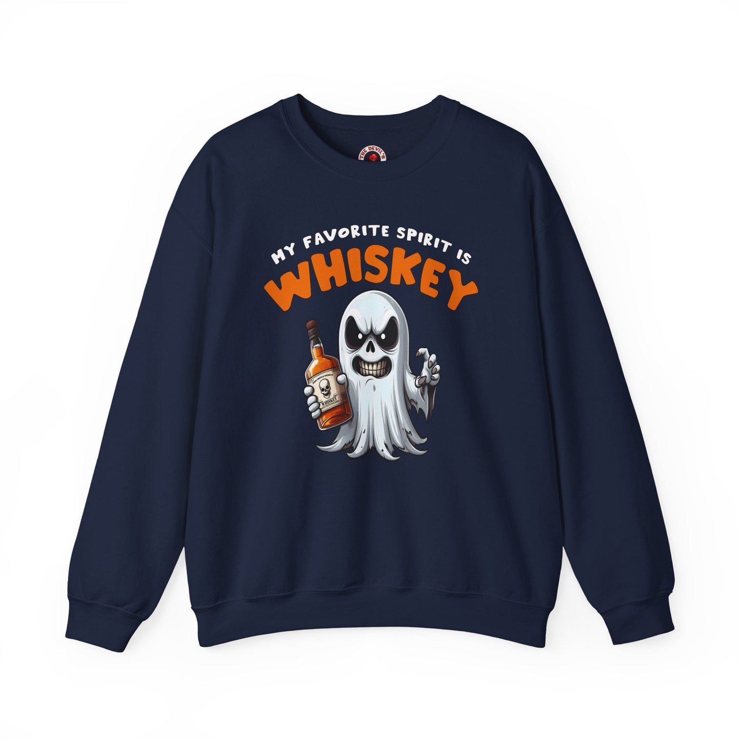 My Favorite Spirit Is Whiskey Crewneck Sweatshirt The Devil's Pickle