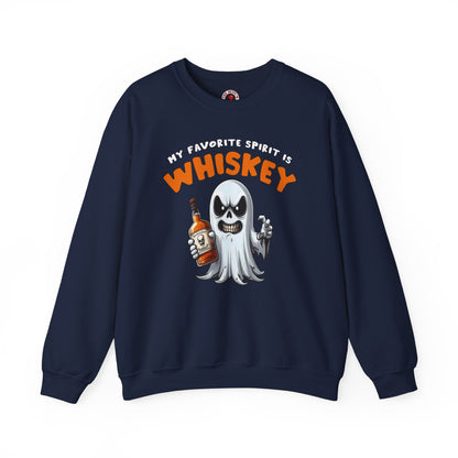 My Favorite Spirit Is Whiskey Crewneck Sweatshirt The Devil's Pickle