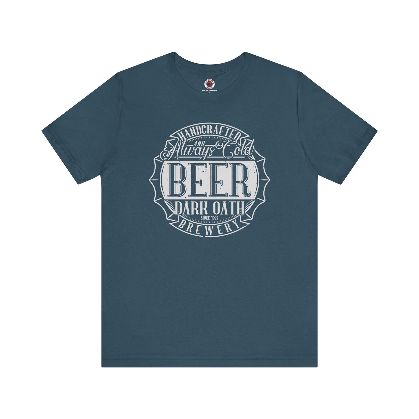 Handcrafted and Always Cold Beer T-Shirt The Devil's Pickle