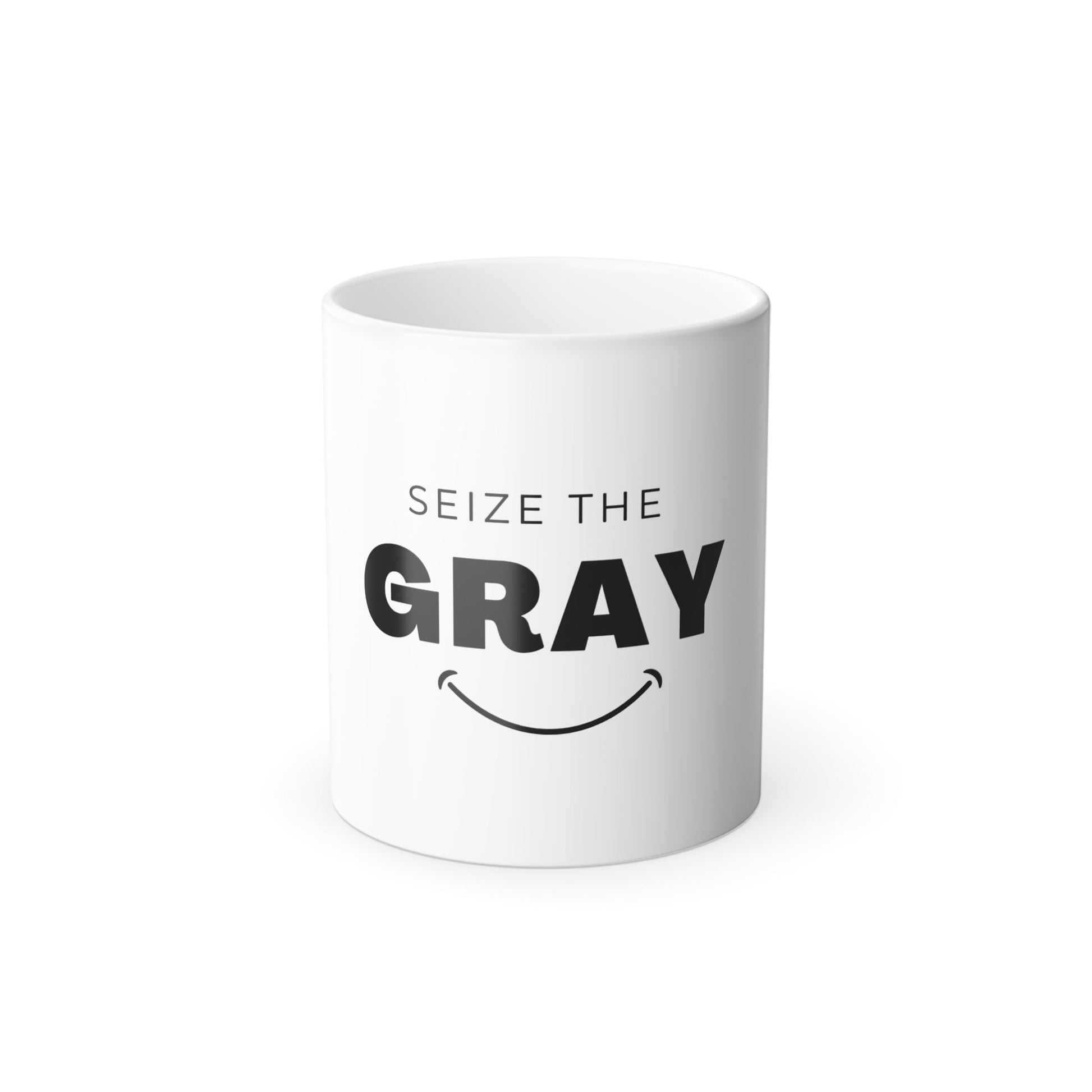 Seize the gray Color Morphing Mug, 11oz Grayceful LLC