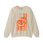 Pumpkin American Flag Crewneck Sweatshirt The Devil's Pickle