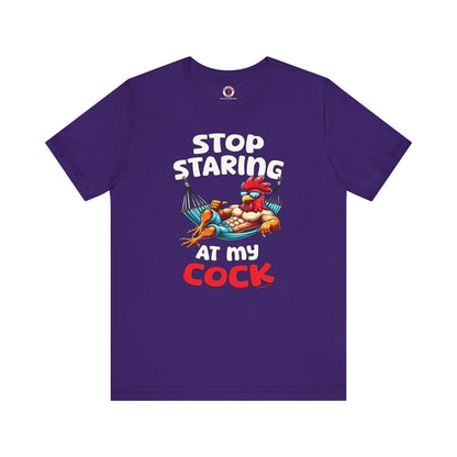 Stop Staring at My Cock T-Shirt The Devil's Pickle