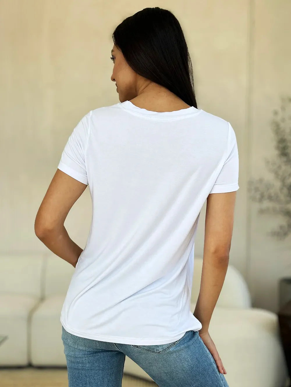 Basic Bae Full Size Round Neck Short Sleeve T-Shirt West2East Surf