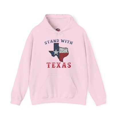 Stand With Texas Hooded Sweatshirt The Devil's Pickle