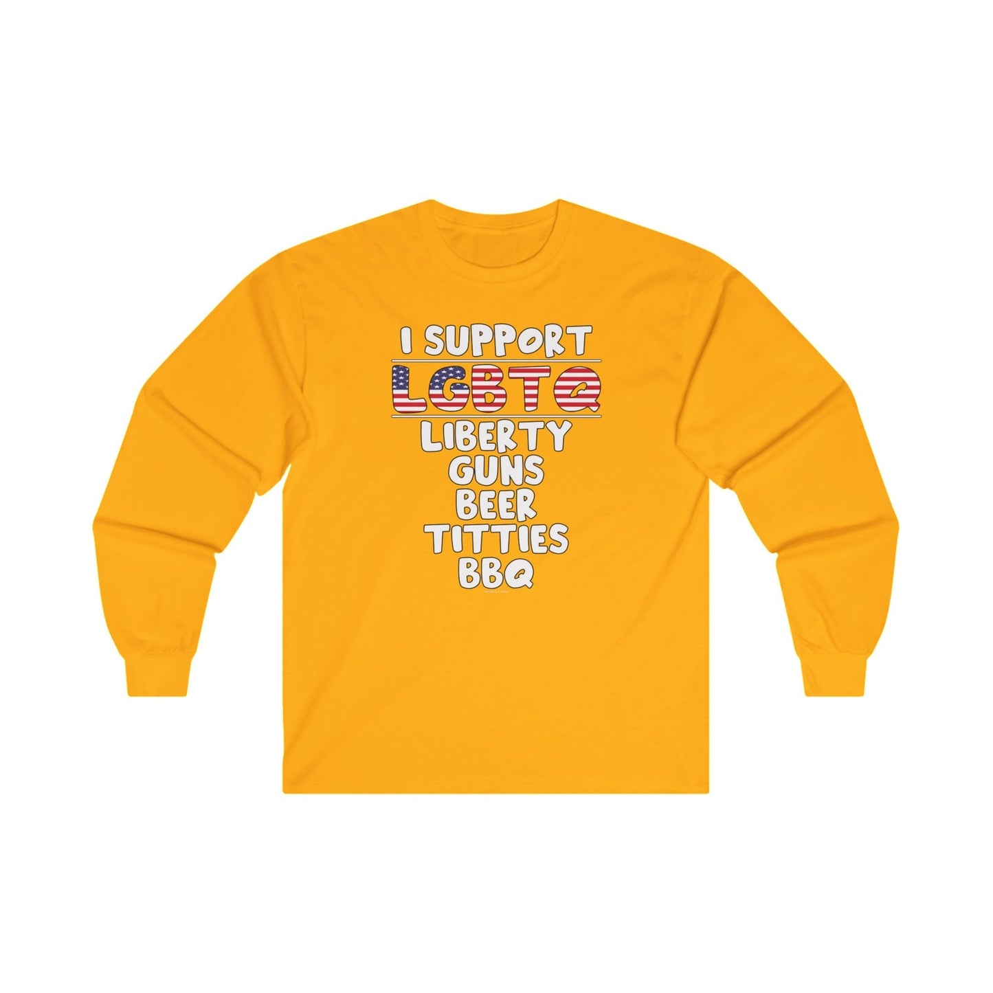 I Support LGBTQ Long Sleeve Tee The Devil's Pickle