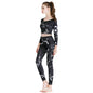 Printed navel short-sleeved quick-drying dance dress FitiqueFit