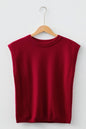 Solid Crewneck Cap Sleeve Knit Sweater Shop Style & More | Fresh Looks, Everyday Deals & Free Shipping