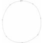 Sterling Silver 1/3 CTW Natural Diamond 7-Station 24" Necklace Ethereal Legacy Boutiques