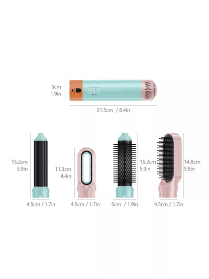 5-in-1 Interchangeable Curling Iron Wand Set New Era Fashion LLc