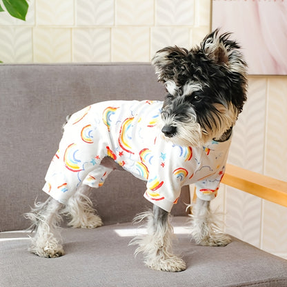 Pajamas with a Rainbow Design for Pet Dogs NovaCart